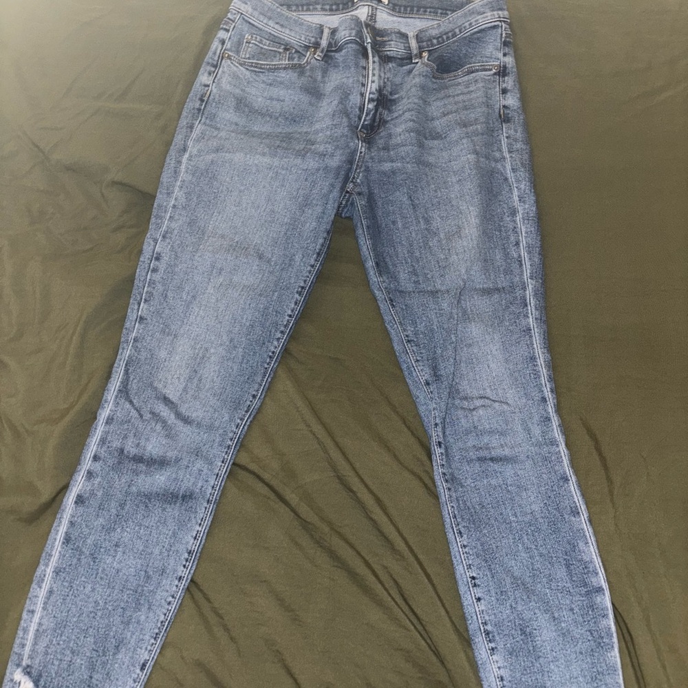 LOFT Ankle & Cropped Jeans - Blue